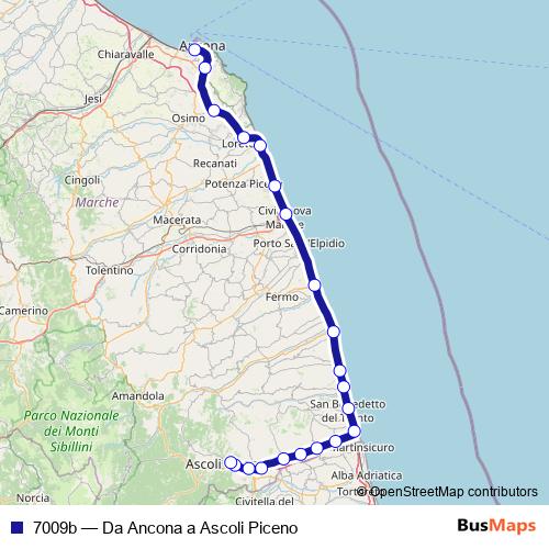 7009b rail Line Map