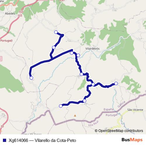 Xg614066 bus Line Map
