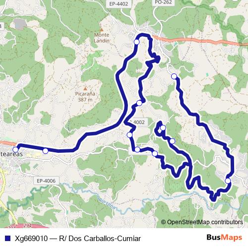 Xg669010 bus Line Map