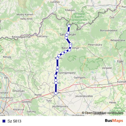 Sz 5813 rail Line Map