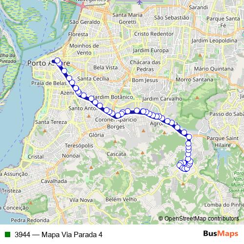3944 bus Line Map