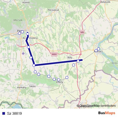 Sz 38819 rail Line Map