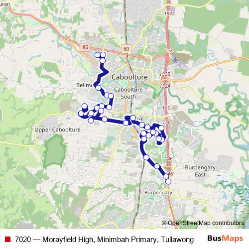 7020 bus Line Map