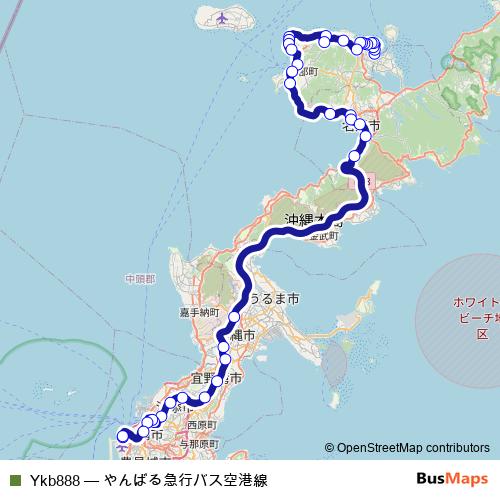 Ykb888 bus Line Map
