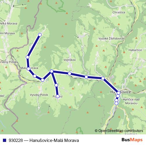 930228 bus Line Map