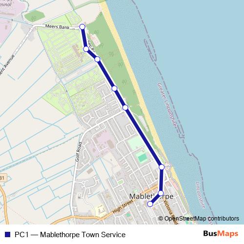PC1 bus Line Map