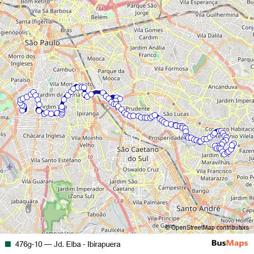 476g-10 bus Line Map