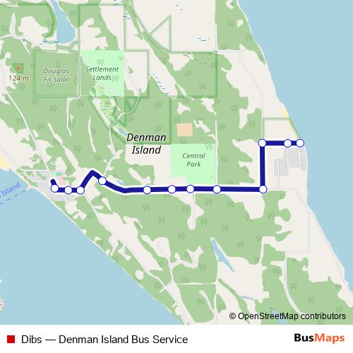 Dibs bus Line Map