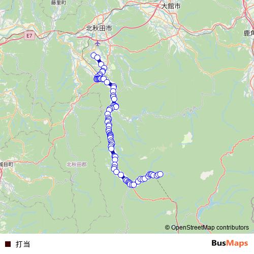 打当 bus Line Map