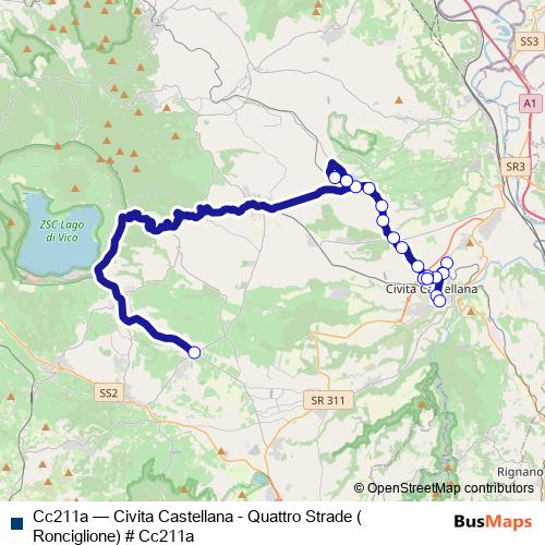 Cc211a bus Line Map