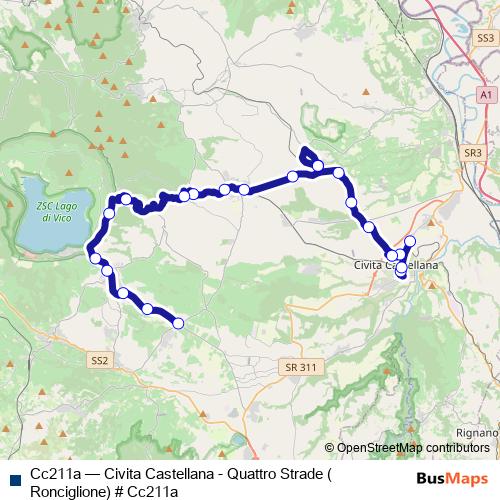 Cc211a bus Line Map
