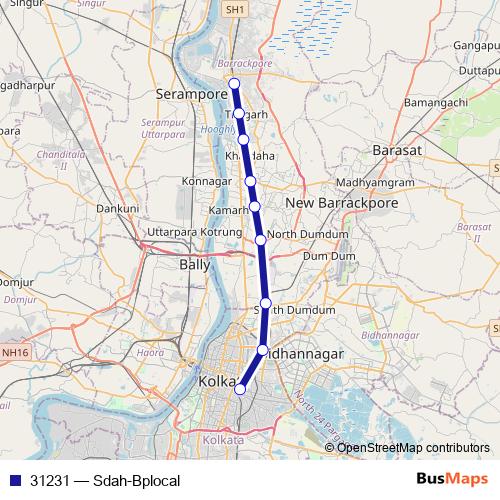 31231 rail Line Map