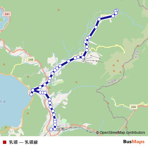乳頭 bus Line Map