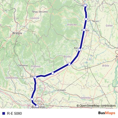 R-E 5080 rail Line Map