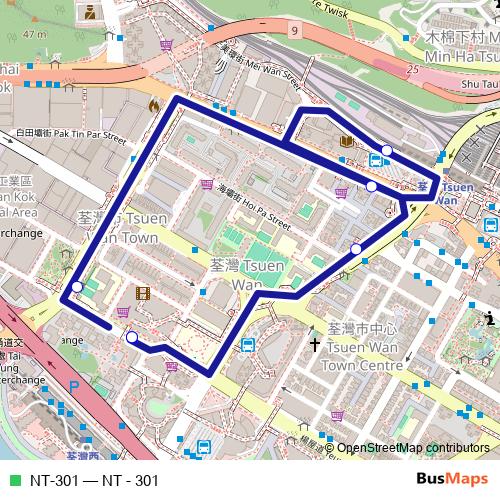NT-301 bus Line Map