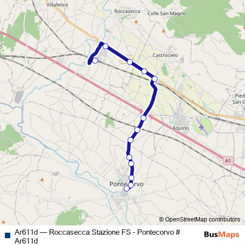 Ar611d bus Line Map