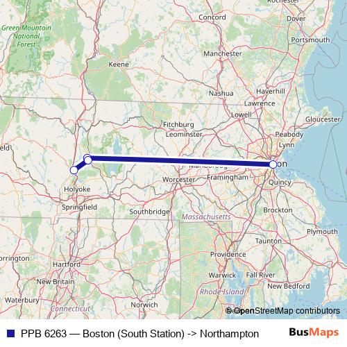 PPB 6263 bus Line Map