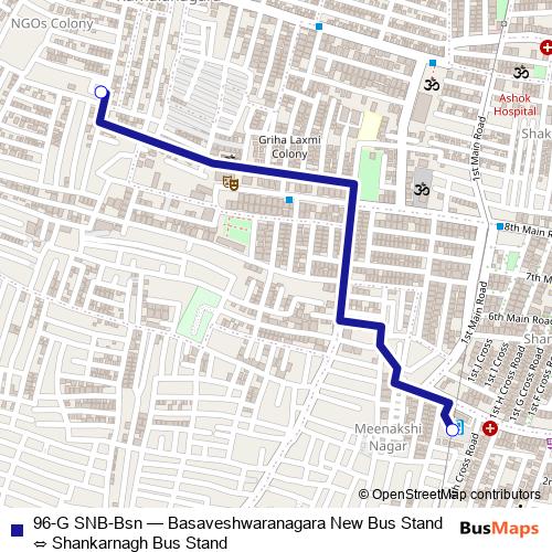 96-G SNB-Bsn bus Line Map