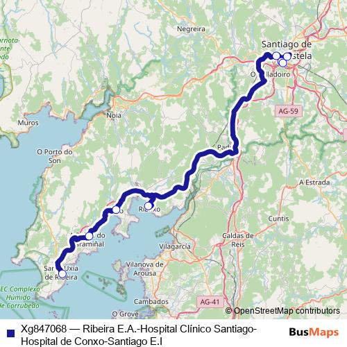 Xg847068 bus Line Map