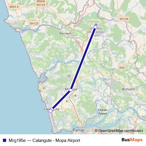 Mrg195e bus Line Map