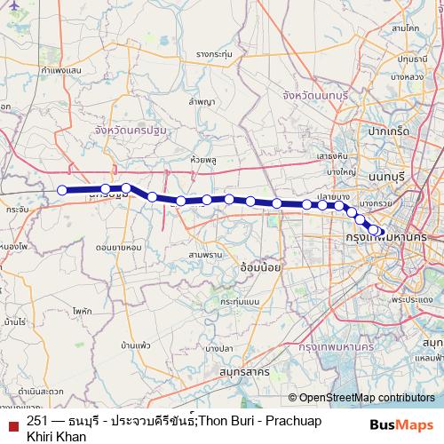 251 rail Line Map