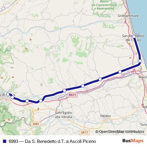6993 rail Line Map