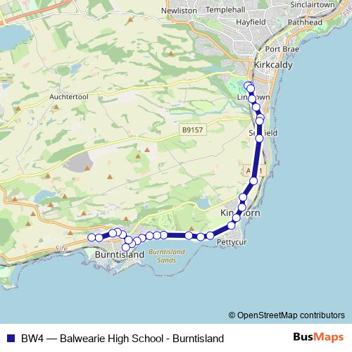 BW4 bus Line Map