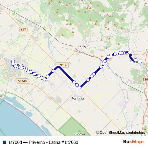 Lt706d bus Line Map