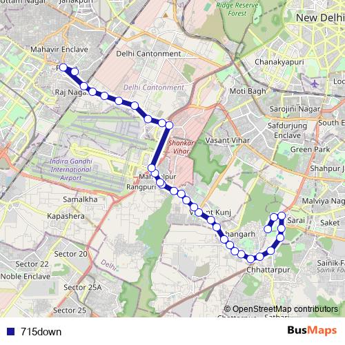 715down bus Line Map