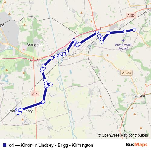 c4 bus Line Map
