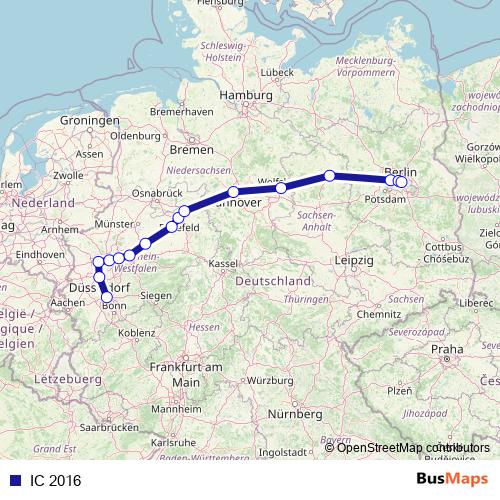IC 2016 rail Line Map
