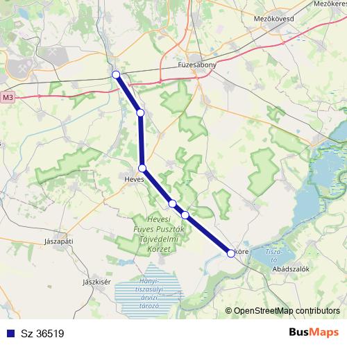 Sz 36519 rail Line Map