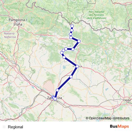 Regional rail Line Map
