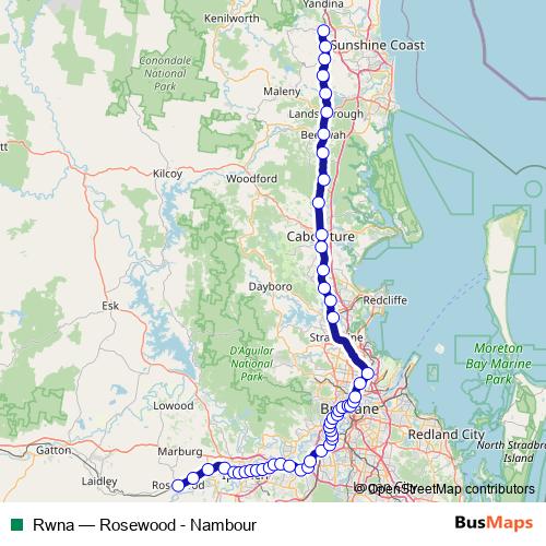 Rwna rail Line Map