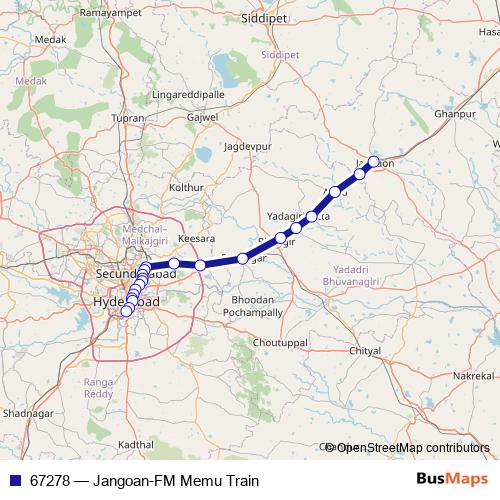 67278 rail Line Map