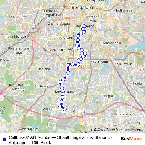 Callbus-02 ANP-Snbs bus Line Map