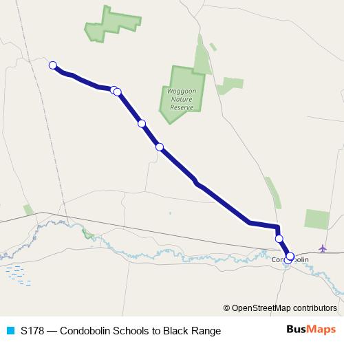 S178 bus Line Map
