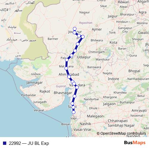 22992 rail Line Map
