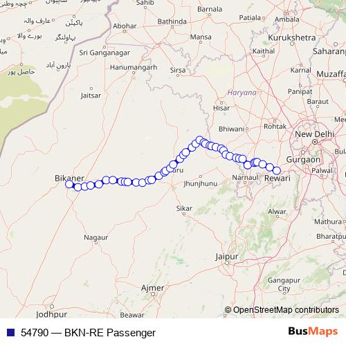 54790 rail Line Map