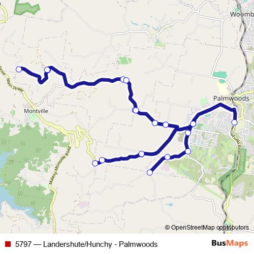 5797 bus Line Map