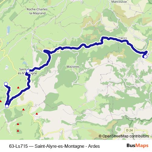 63-Ls715 bus Line Map