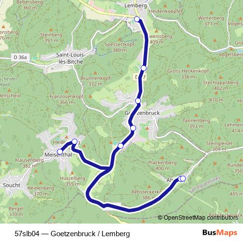 57slb04 bus Line Map