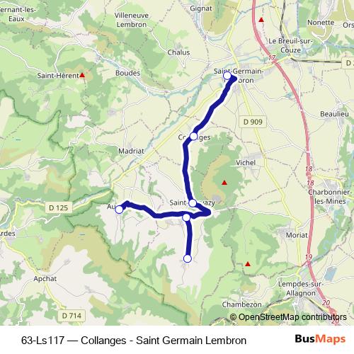 63-Ls117 bus Line Map