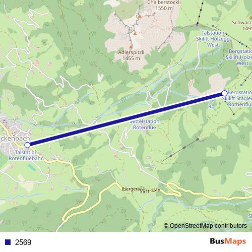 2569 cable-car Line Map