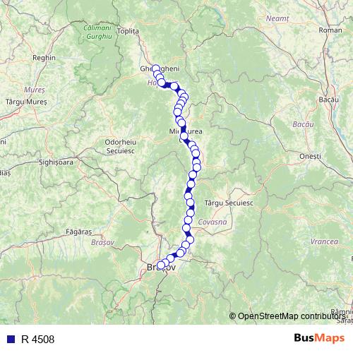 R 4508 rail Line Map