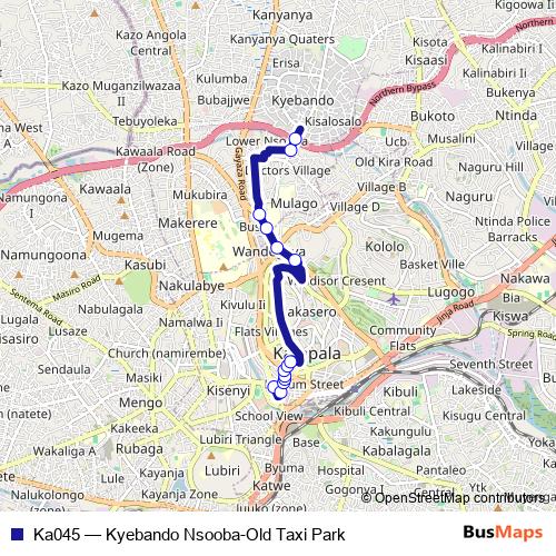 Ka045 bus Line Map