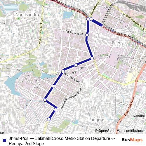 Jhms-Pss bus Line Map