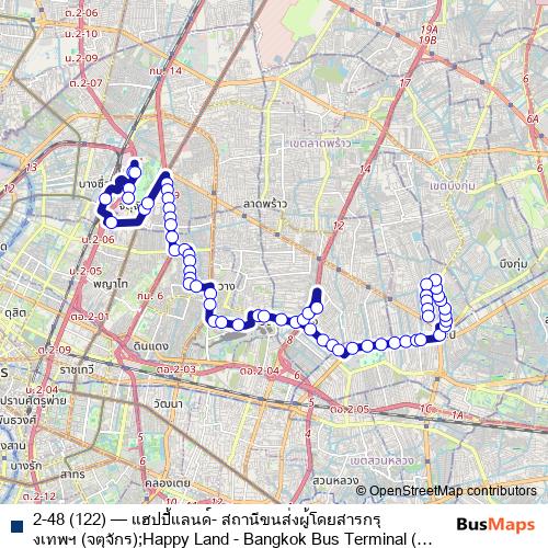 2-48 (122) bus Line Map