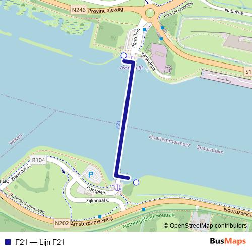 F21 ferry Line Map