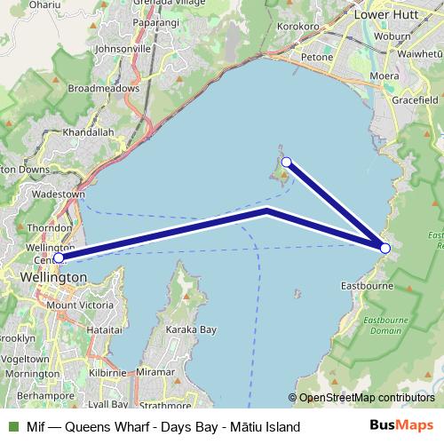 Mif ferry Line Map
